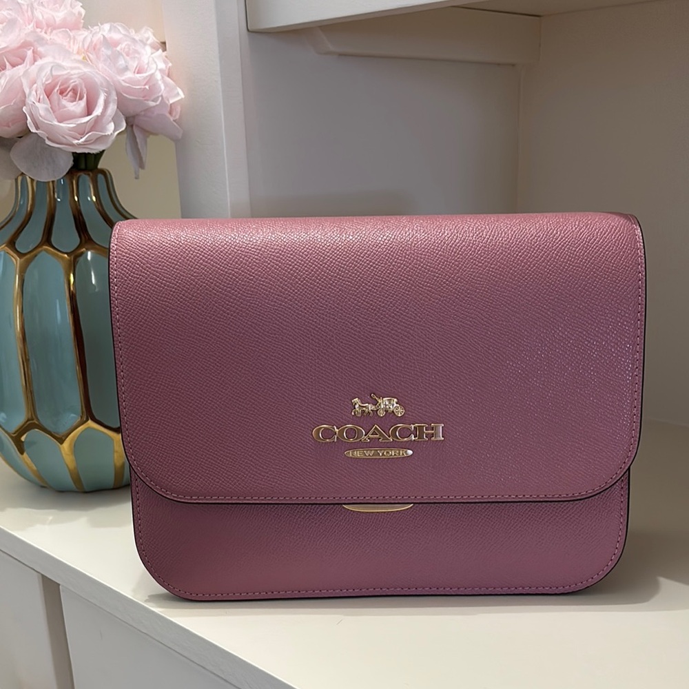 Coach Pink Leather Women's Bag